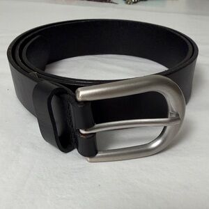 NWOT Patricia Nash Womens Black Leather Belt size medium
